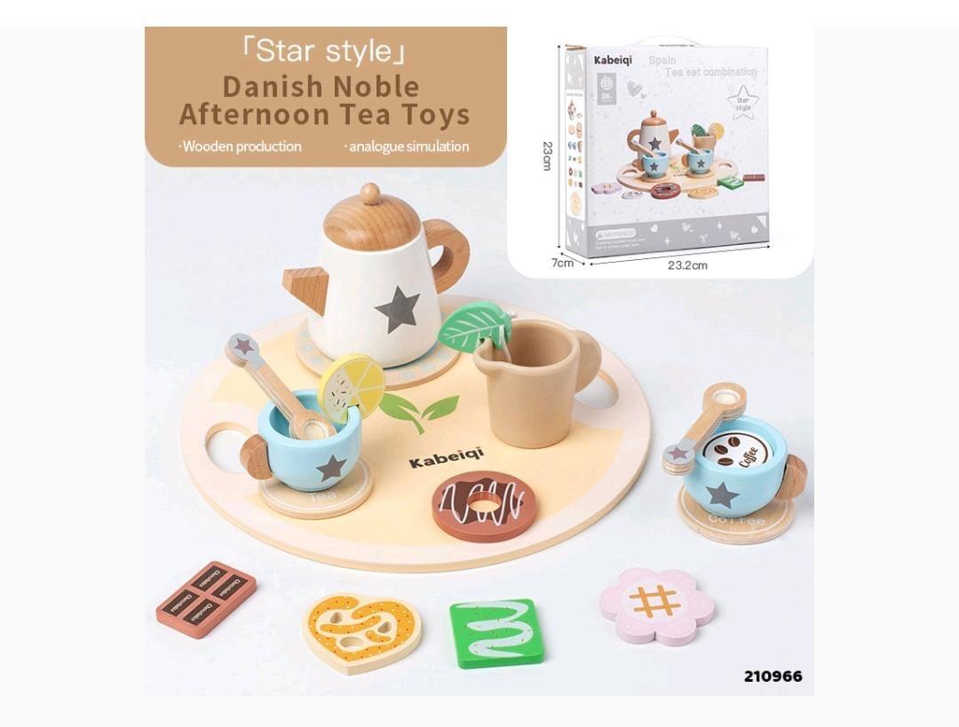 Wooden Tea Set