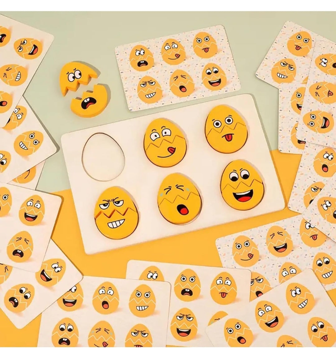 Emotion egg faces expression