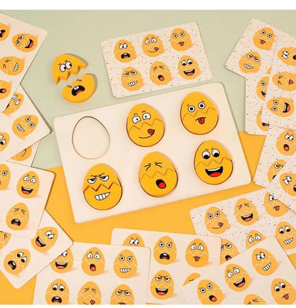 Emotion egg faces expression