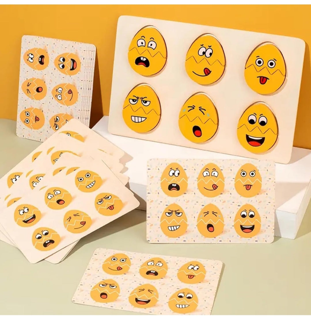 Emotion egg faces expression