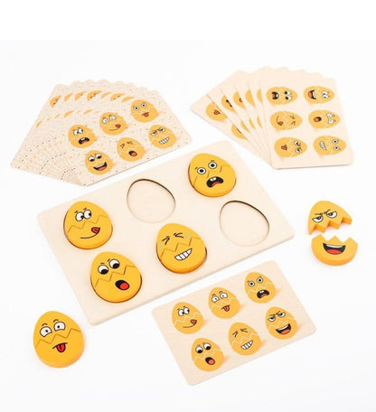 Emotion egg faces expression