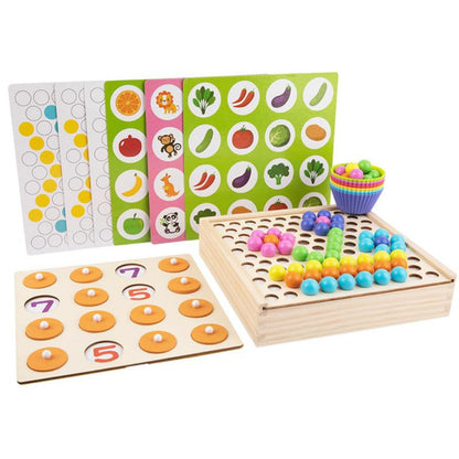 Bead memory game 2 in 1