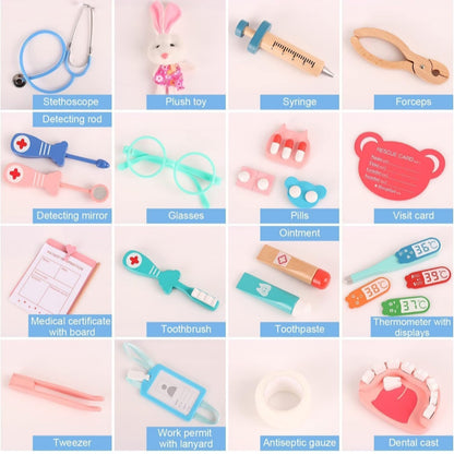 Wooden doctor kit